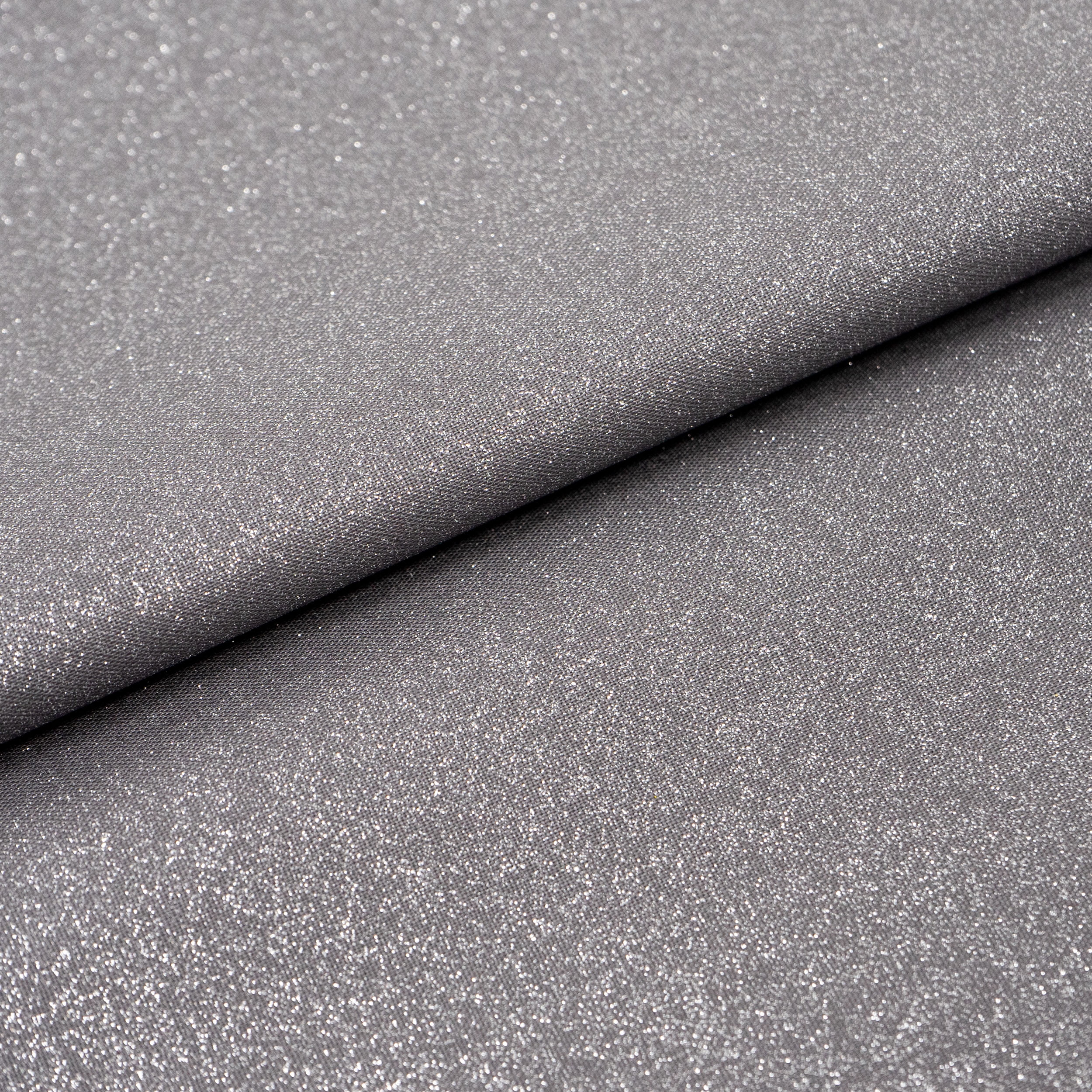 Singer Fabric, 100% Cotton, Sewing & Crafting, 44" Wide, Solid Gray Glitter, Cut by Yard