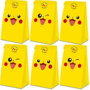 20pcs Cartoon Pokemon Birthday Party Gift Bags Goodie Bags, Boy Party Supplies for Theme Party Decoration Supplies