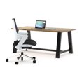 thumbnail image 3 of KFI Studios Urban Loft 6' x 3' Bistro Table, Solid Wood Natural Top, 3 of 7