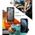 thumbnail image 3 of Ringke Fusion-X Case Compatible with iPhone 11 Pro, Shockproof Advanced Bumper Cover - Stripe Black, 3 of 9
