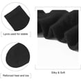 thumbnail image 4 of Calcetines de mujer Calcetines de bambú Calcetín informal de un cuarto Transpirable Calcetín resistente a los olores 5 pares (Negro) Xemadio CJWUS-3356, 4 of 7