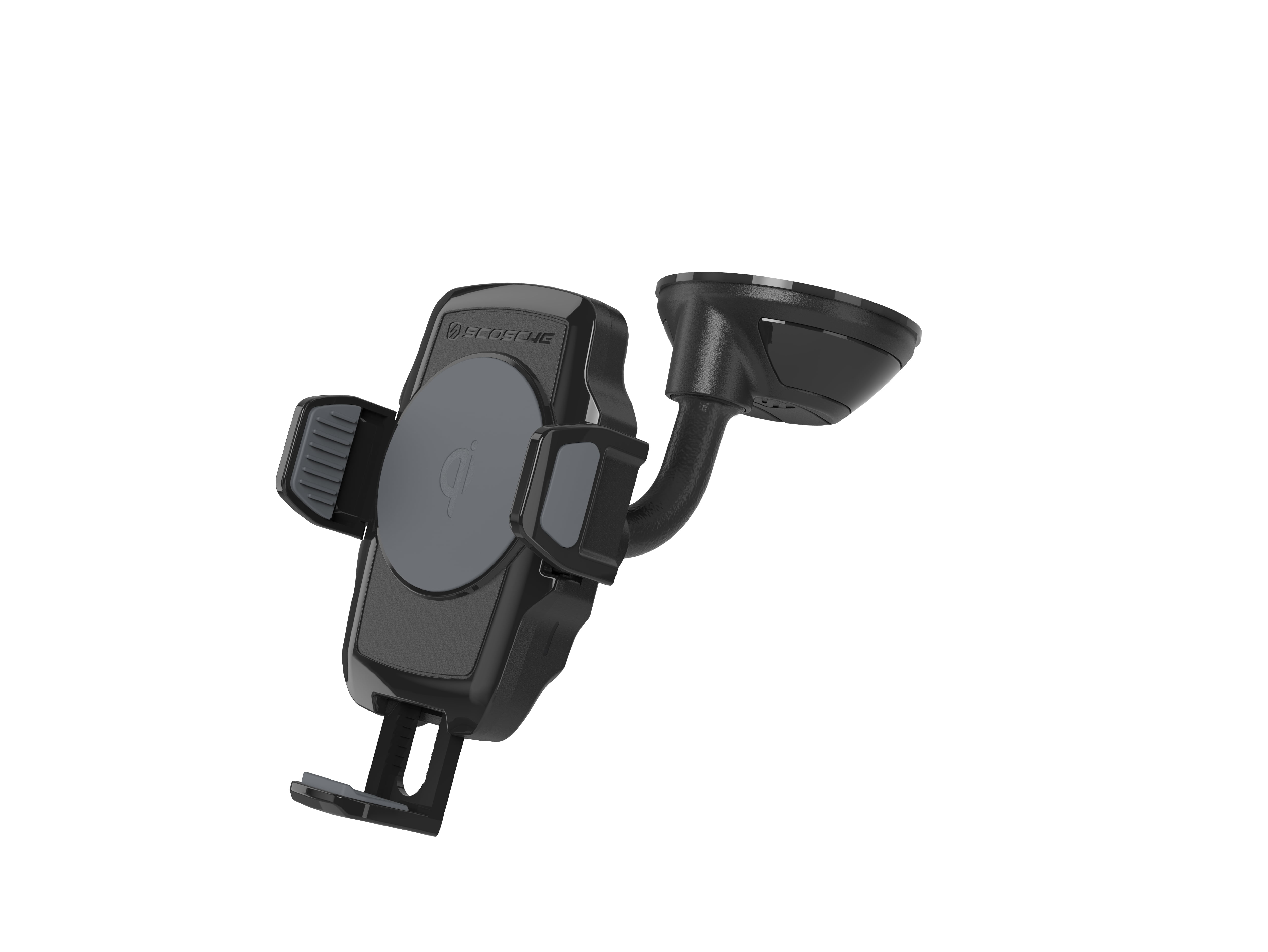 SCOSCHE WDQ2M3-SP1 STUCKUP Universal 10W Qi-Certified Wireless Fast Charge Magnetic Phone/GPS Suction Cup Mount Phone Holder