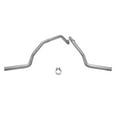 thumbnail image 2 of Flowmaster Exhaust Tail Pipe 15811 2-1/2 Inch Pipe Diameter; Aluminized Steel; Dual Out Side Exit; Without Tips, 2 of 3