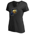 thumbnail image 2 of Women's Black Indiana Pacers Midnight Mascot V-Neck T-Shirt, 2 of 3