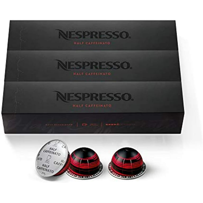 Nespresso Vertuoline Coffee, Half Caffeinato, 30 Count