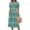 1 Lake Green Floral, variant on Fantaslook Summer Short Sleeve Midi Dresses for Women Casual Floral T Shirt Dresses Flowy Beach Sundress with Pockets