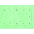 thumbnail image 1 of Ahgly Company Indoor Rectangle Solid Emerald Green Modern Area Rugs, 2' x 3', 1 of 4