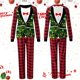 thumbnail image 1 of Pijamas de Navidad a juego para la familia, camisas y pantalones de 2 piezas, talla grande, hombres y mujeres, 1 of 4