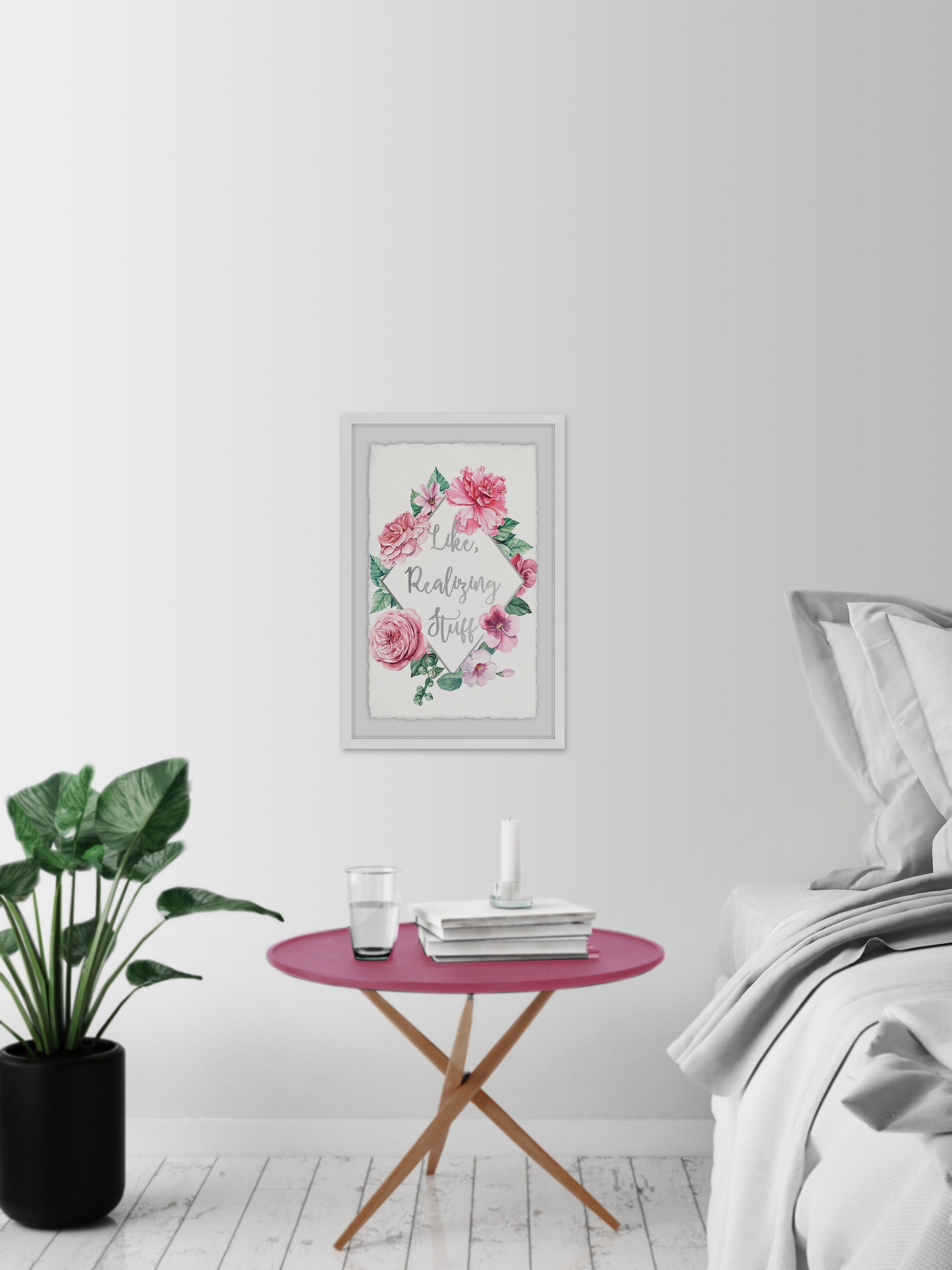 Like, Realizing Stuff II Framed Painting Print