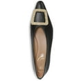 thumbnail image 3 of Sam Edelman Womens Janina Leather Embellished Flats Shoes, 3 of 3