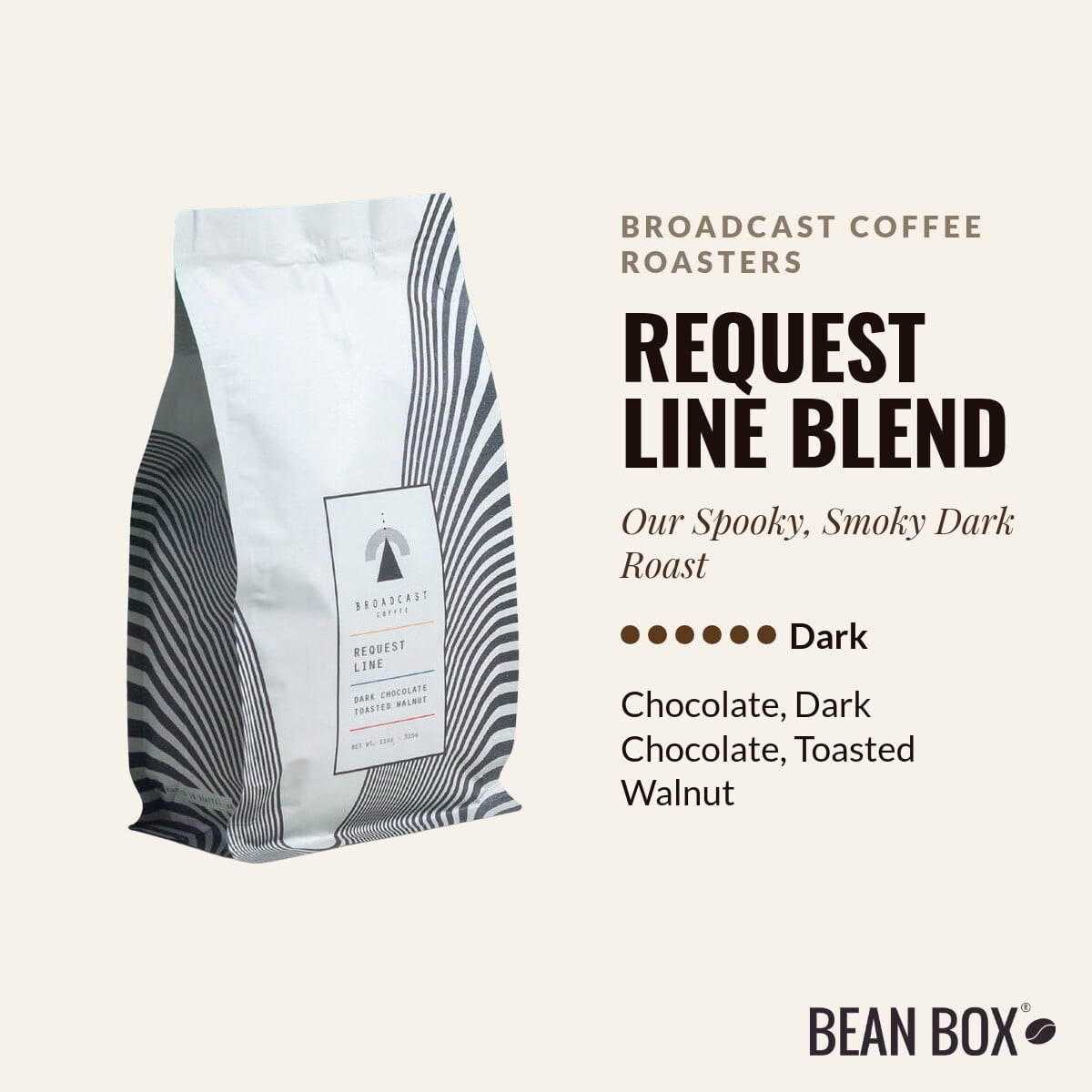 Request Line Blend - Roasted by Broadcast Coffee Roasters - Whole Bean Coffee - 2lb Bag