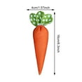 thumbnail image 2 of 2 | Soft Stuffed Cloth Carrot Decorations Festive Fabric Carrots Ornament, 2 of 5