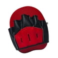 thumbnail image 4 of Almohadilla de boxeo para objetivo, de boxeo curvadas de cuero PU, almohadilla de boxeo para Dojo, Karate, Muay Thai, Kickboxing, suministros rojo y negro, 4 of 8