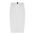 thumbnail image 5 of ZZwxWA Women's Midi Skirt High Elastic Waist A Line Pleated Midi Skirts Button Front Casual Flared Skirt with Pockets, 5 of 6