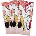 thumbnail image 6 of Valentine Gnome Couple Kitchen Dish Towels Set of 1 Absorbent Hand Towels, Lint-Free 18"x28" Pink Lover Heart Nose Dishcloths Fast Drying for Cooking Baking Home Clean, 6 of 7