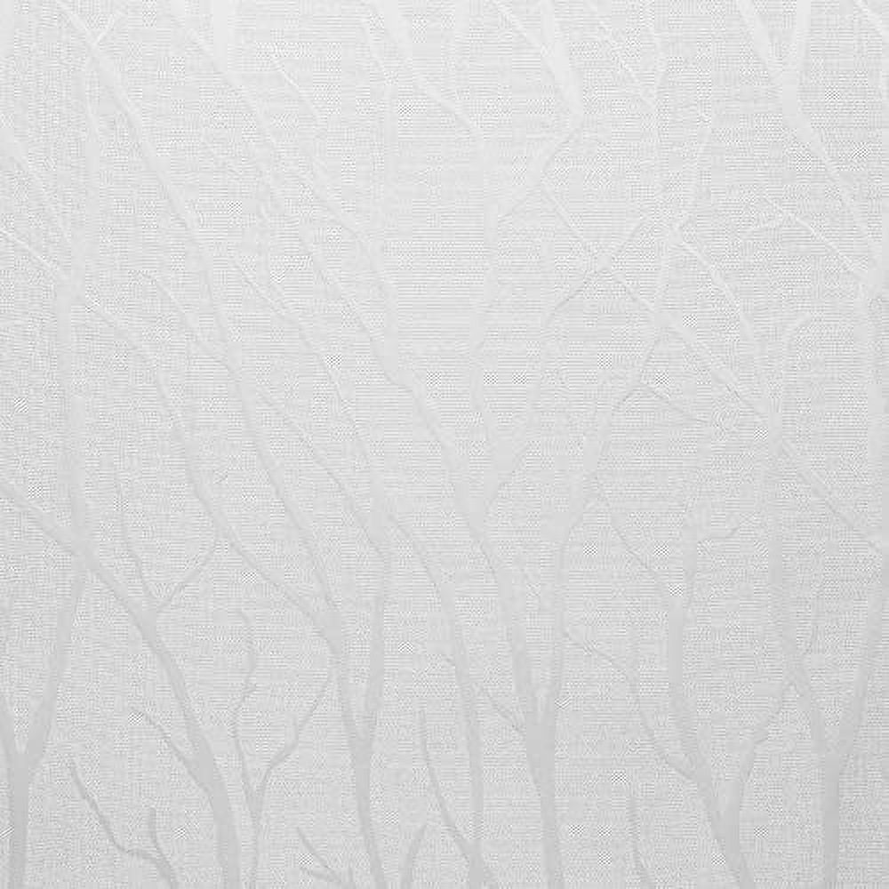 Exclusive Home Forest Hill Patio Room Darkening Blackout Grommet Top Patio Curtain Panel, 108"x96", White