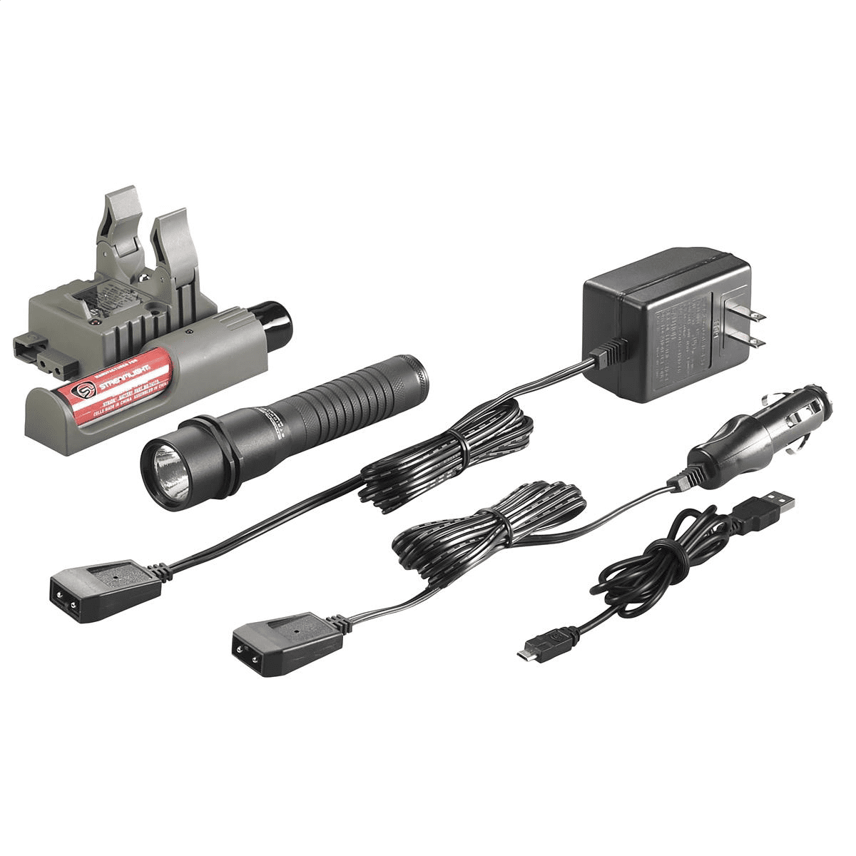 Streamlight Strion LED 260 Lumen Rechargeable Flashlight w/ with 120V AC/DC PiggyBack Charger- 74353