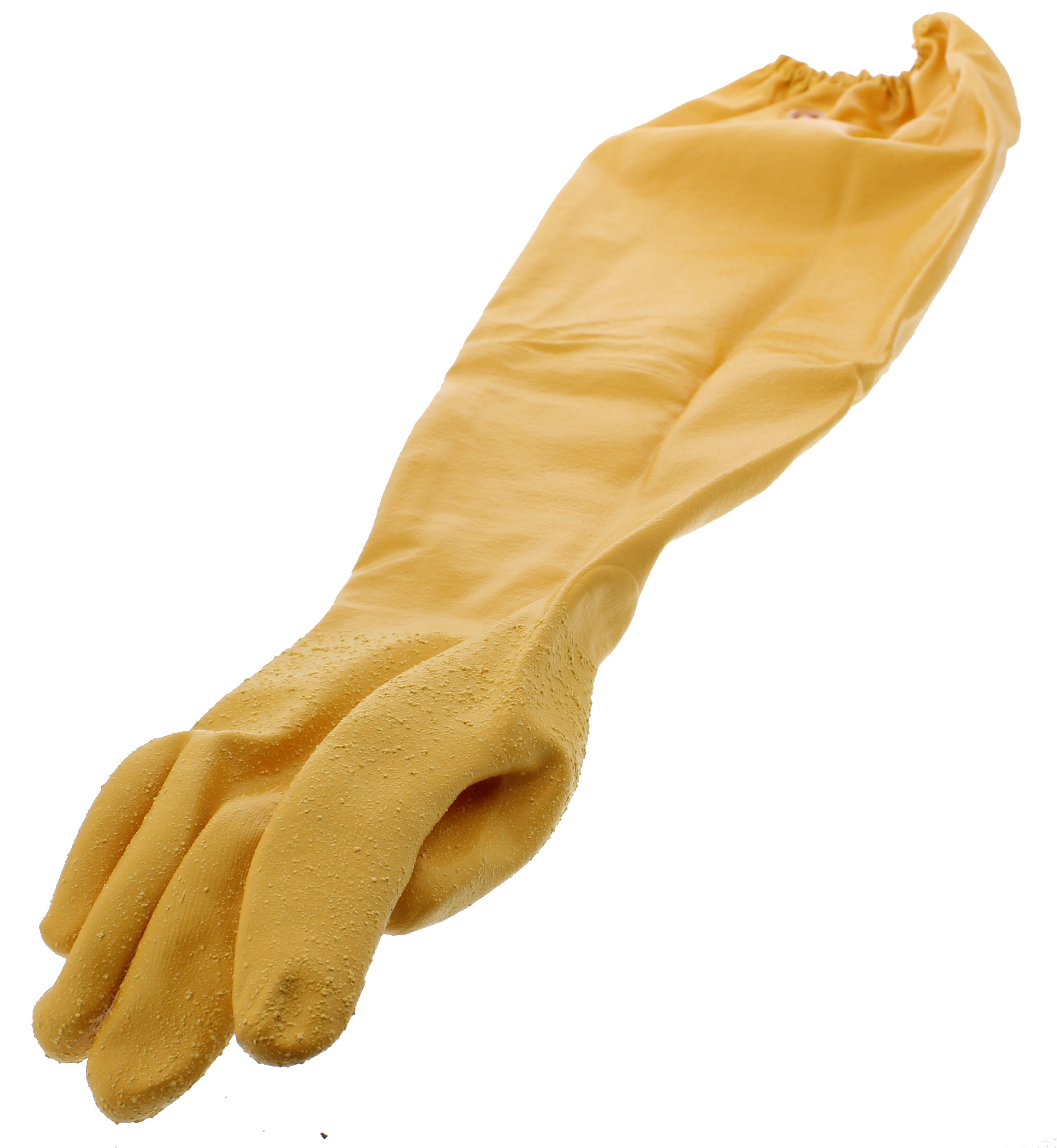 Details about    1 PAIR Vintage 1991 Rubbermaid Rubber Gloves Medium Long Cuff Yellow NEW. 