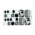 thumbnail image 2 of Adhesive Toenail Polish Wraps Stickers Flower Marbling Toe Nail Strips Decals for Toes Manicure Accessories Gifts Stocking Stuffers for Women, 2 of 3