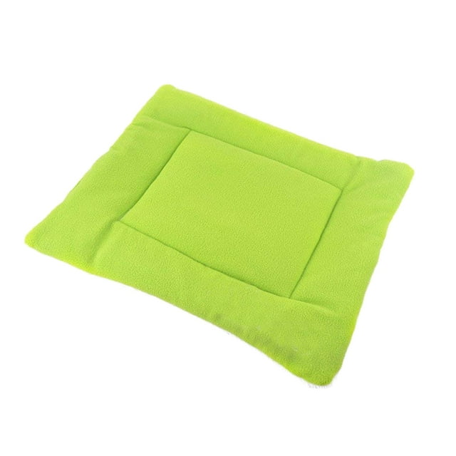 Methold Manta lavable para el hogar para mascotas, cama grande para perros, cojín, colchón, perrera, estera suave para cajas Suministros para perros verde S