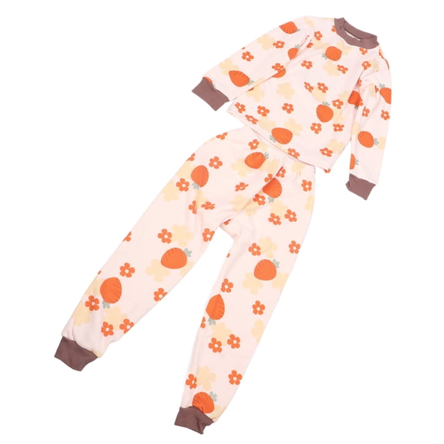 Conjunto de Ropa Interior Térmica NikouMX para Niños Estampado de Flores