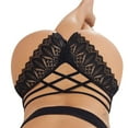 thumbnail image 6 of Tdoqot Thongs for Women- Slim Fit Sexy Lace Womens Underwear Black Size 2XL, 6 of 9