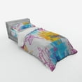 thumbnail image 2 of Ambesonne Animal Bedding Set 3 Pcs, Butterflies Dragonflies, Twin XL, Multicolor, 2 of 2
