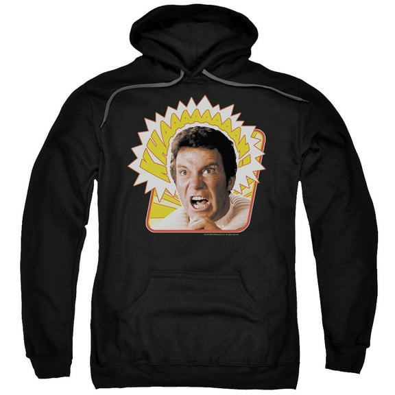 Star Trek Khaaaaaan Adult Pullover Hoodie Sweatshirt Black
