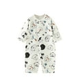 thumbnail image 2 of Antinious Long Sleeve Bodysuits for Kids,Boys And Girls Summer Bodysuit,Summer Kids Print Jumpsuit Conditioned Clothes Kids Pajamas Newborn Clothes Long Sleeved Long Crawling Clothes,White,73, 2 of 3