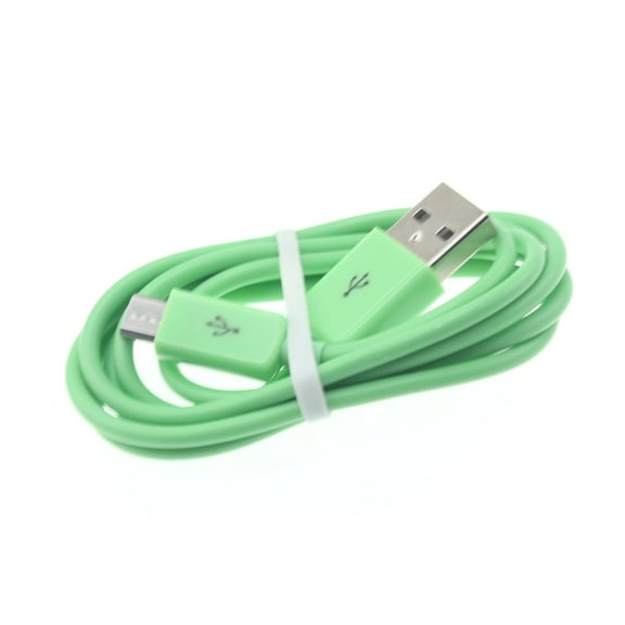 3ft USB Cable for Arlo Pro / Pro 2 Security Cameras - MicroUSB Charger Cord Power Wire Sync Fast Charge Green Compatible With Arlo Pro and Pro 2 Models