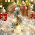 thumbnail image 1 of Yanzu3 Colorful Christmas Tree Desktop Decoration, Mini LED Illuminated Christmas Tree, Small Artificial Christmas Tree with Needles, Holiday Home or Office Decor, 1 of 4