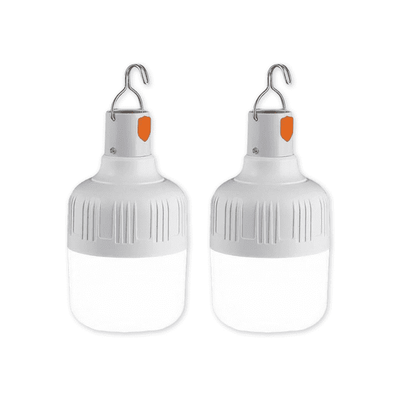 Super Bright Rechargeable LED Camping Lantern, Portable Hanging Tent Light, Battery Powered for Hiking & Power Outage