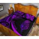 thumbnail image 4 of Juego de Cama Edredón Maorí Estilo Círculo, Violeta, 4 of 5
