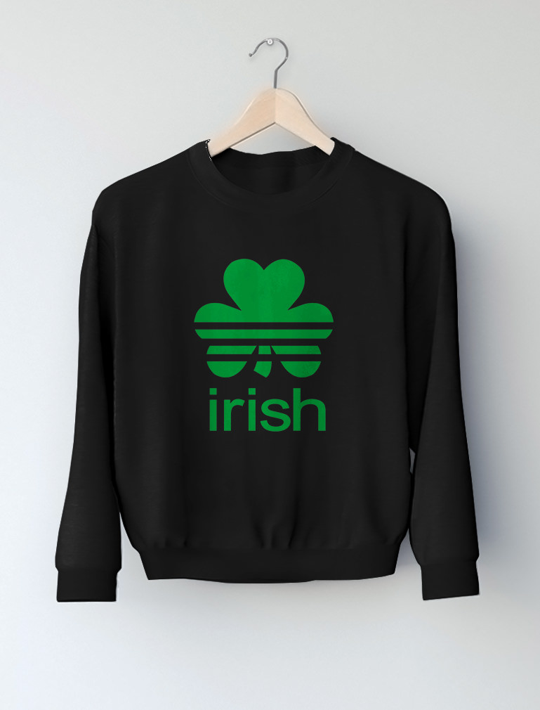 Tstars Womens St Patricks Day Shamrock Clover Irish Women St Patricks Day Beautiful Shirts Gift for Her Irish Shirt Pride Proud Irish Sweatshirt - image 4 of 6