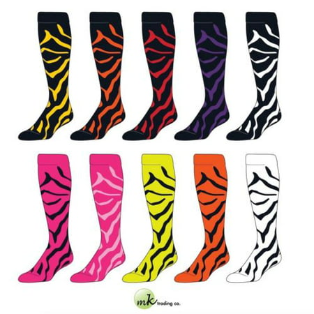 Krazisox Elite Zebra, Cat, Tiger Stripe Socks - proDRI - Knee-High, (The Best Elite Socks In The World)