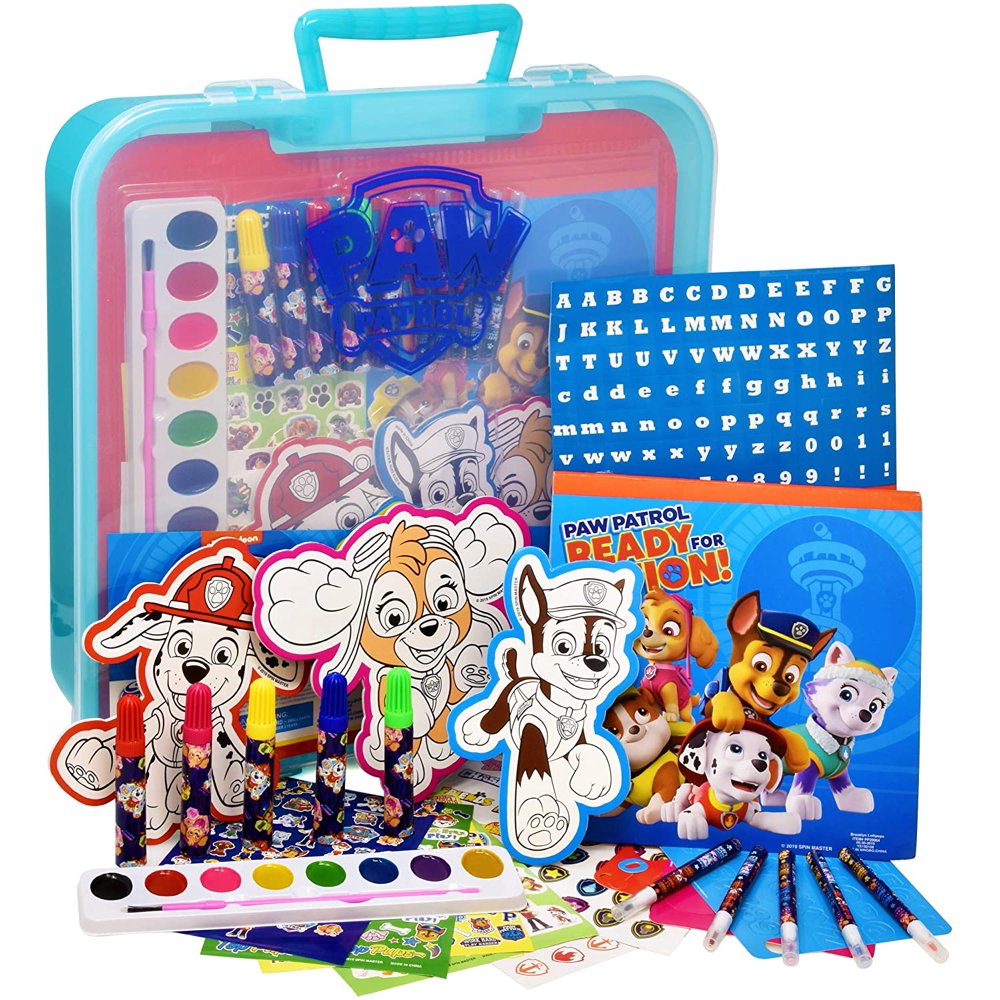PAW Patrol Coloring and Activity Book Set, Color Mess Free Craft Art