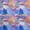 Blue, variant on oneOone Rayon Red Fabric Tropical Fruits Craft Projects Decor Fabric Printed By The Yard 56 Inch Wide