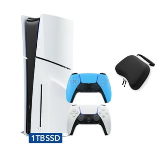 PlayStation 5 Slim Disc 2TB SSD Edition with Two Controllers White