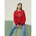 thumbnail image 2 of Life Is Too Short To Hate Sweatshirt Women -Smartprints Designs, Female Large, 2 of 4
