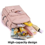 Tyethy School Backpack for Girls, Kids School Bag for Teens Girls , Students Bookbag Gifts, Pink