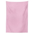 thumbnail image 2 of Pink Polka Dots Tablecloth, Brushed Little Round Shapes Big and Small Irregular Repetitive, Rectangle Satin Table Cover Accent for Dining Room and Kitchen, 60" X 90", Pale Pink White, by Ambesonne, 2 of 2