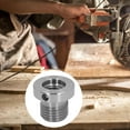 thumbnail image 3 of Stainless Steel Lathe Spindle Adapter with 33mm Male & 25mm Female Threads for Woodworking Lathe Extension, Durable & Compact Design, 48mm Length & Width, Secure & Rust-Resistant., 3 of 6