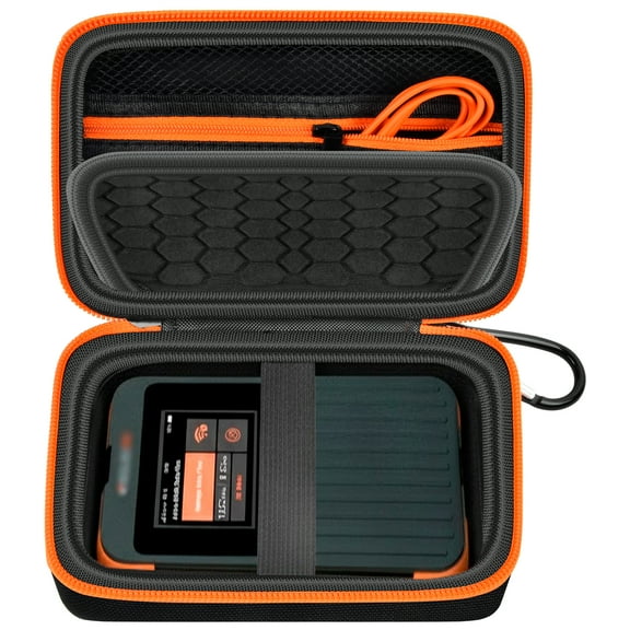 Hard Case for Pro 5G WiFi Mobile Hotspot, Travel Router for Hotel WiFi Storage Holder Bag - Black(Box Only)
