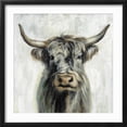 thumbnail image 2 of Art.com Highland Cow Art Print by Silvia Vassileva, Black Frame Wall Art, 21" x 21", 2 of 5