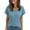 Sky Blue, variant on Youyipin Women Tops Summer Sweaters V Neck Shirts 2025 Spring Fashion Dressy Casual Business Tunic Blouses short sleeve shirts for women