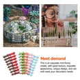 thumbnail image 4 of Shisuyan Doll House Decor Mini House Garden Decoration Red Plastic 7Set, 4 of 9