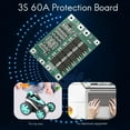 thumbnail image 4 of 3X 3S 60A Board 11.1V 12.6V 18650 Li-Ion Lithium Battery Protection Board Enhanced Version, 4 of 8