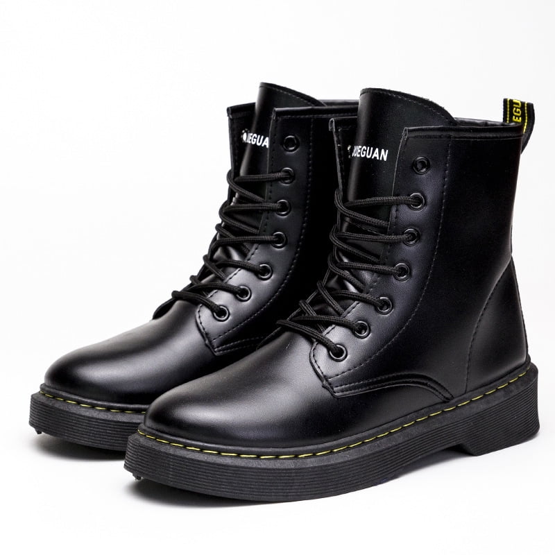 High cut lace up martin boots hotsell