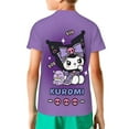 thumbnail image 2 of Sanrio Kuromi Kids T-Shirt 3d Printed Graphic T-Shirts Boys And Girls Short Sleeve Shirts For Youth Kids X-Small, 2 of 6