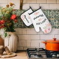 thumbnail image 4 of Memere Gifts Oven Mitts and Pot Holders Sets, Gifts for Memere from Grandkids Kitchen Decor Accessories Sets, World‘s Best Memere Heat Resistant Oven Glove Potholders for Kitchen Cooking, 4 of 6